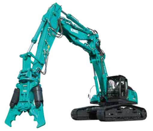 メインブーム兼用型建物解体専用機「NEXT」